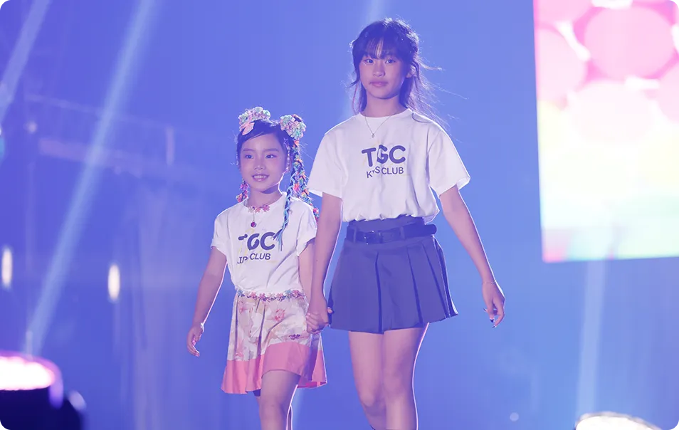 TGC KIDS CLUBランウェイモデル体験会。