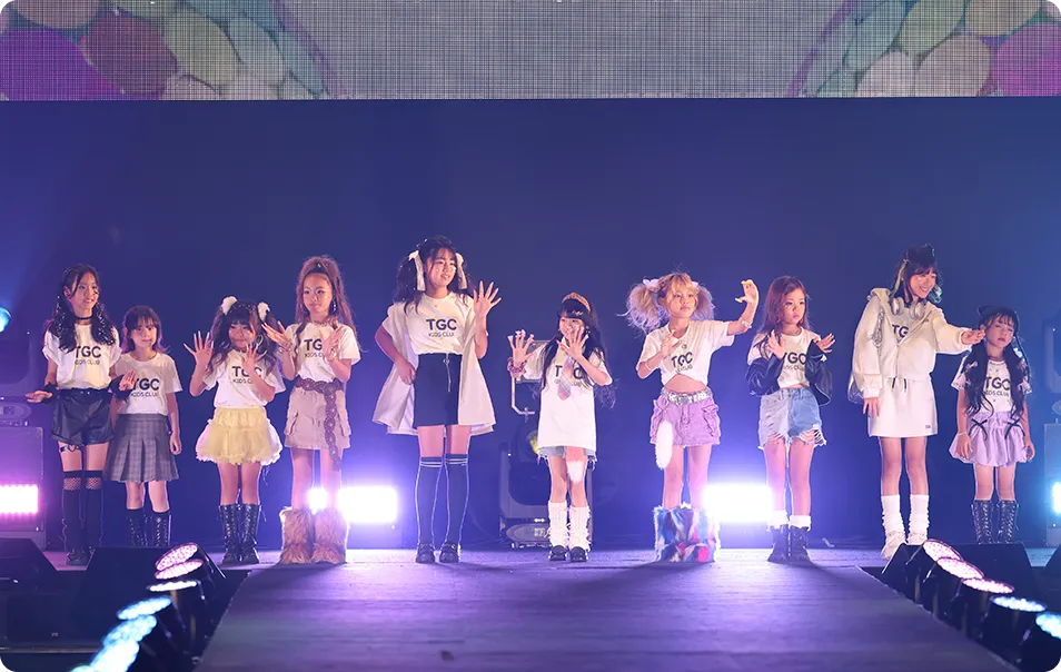 TGC KIDS CLUBランウェイモデル体験会。