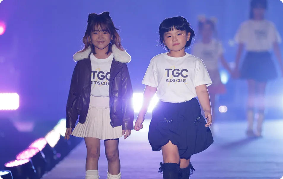 TGC KIDS CLUBランウェイモデル体験会。
