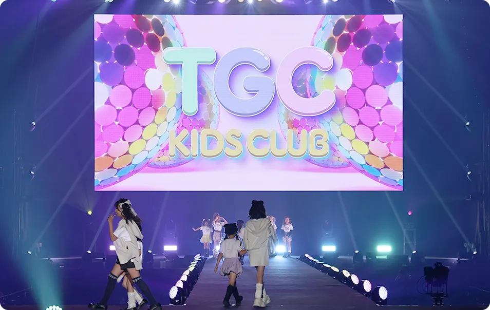 TGC KIDS CLUBランウェイモデル体験会。