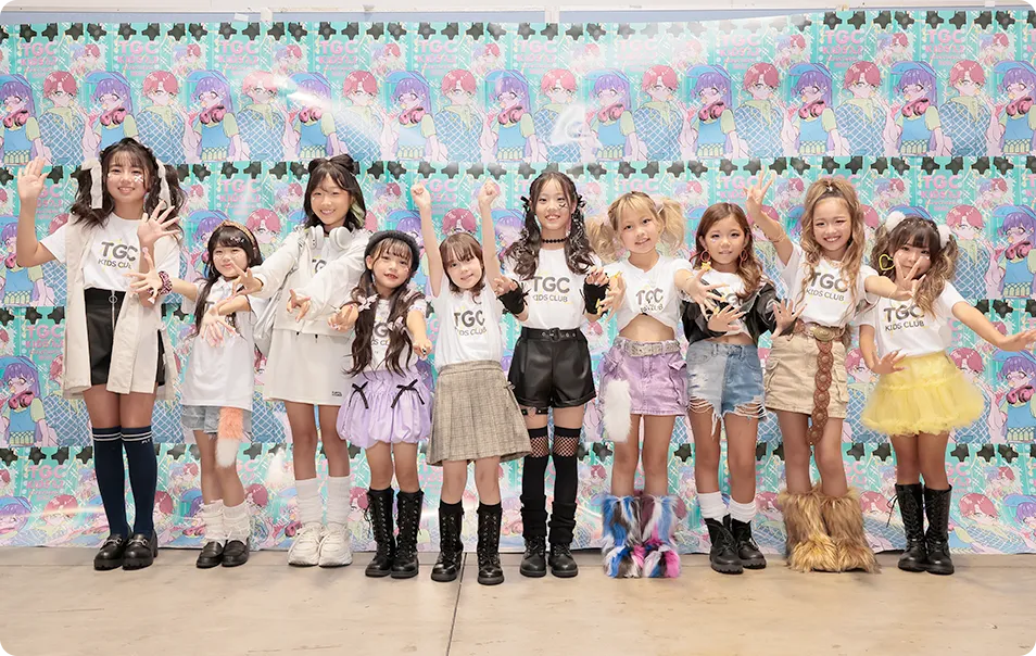 TGC KIDS CLUBランウェイモデル体験会。