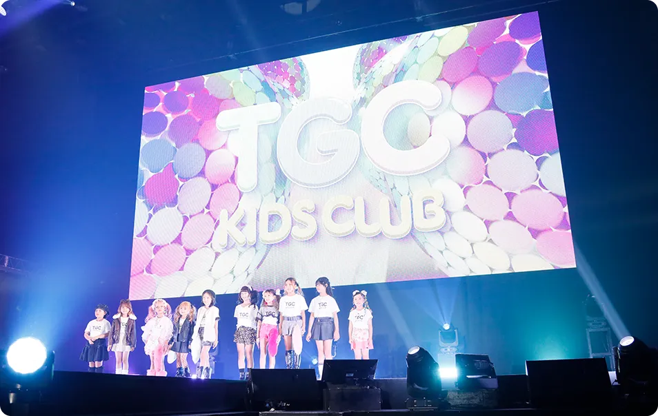 TGC KIDS CLUBランウェイモデル体験会。