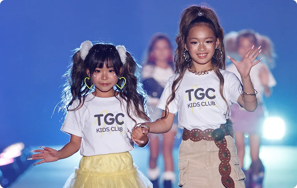TGC KIDS CLUBランウェイモデル体験会。
