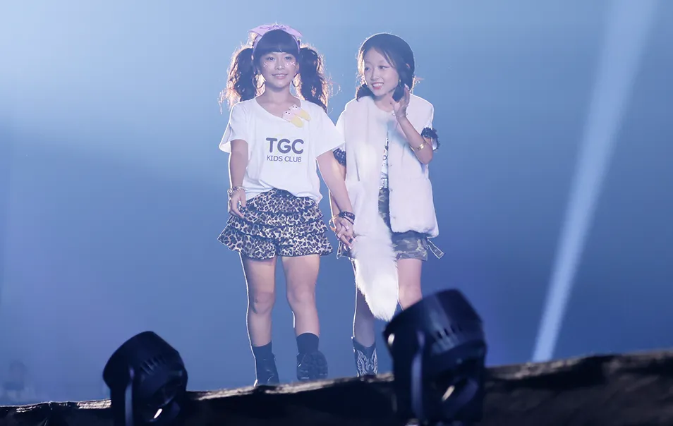 TGC KIDS CLUBランウェイモデル体験会。